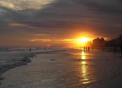 Apartamento Na Praia Grande Eksteriør bilde
